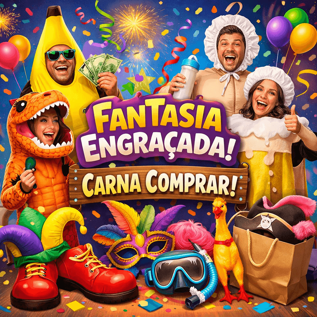 fantasia engracada carna comprar banner